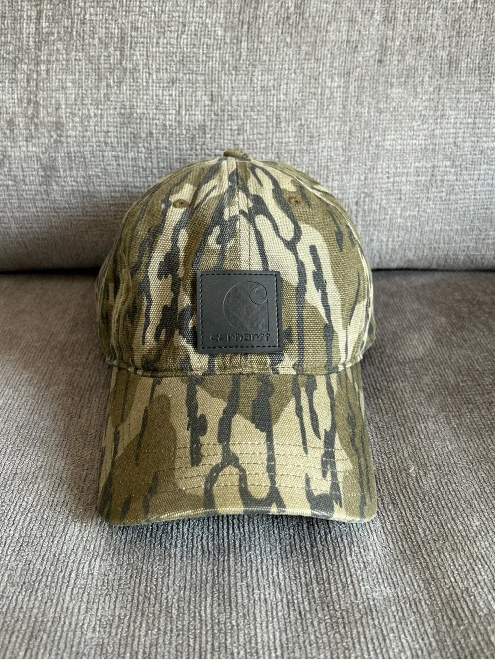Carhartt Baseball Cap Hat Camo Mossy Oak Camouflage Men’s Adjustable Green Black